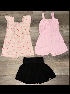 Girls Romper/Skirt Bundle Size 5